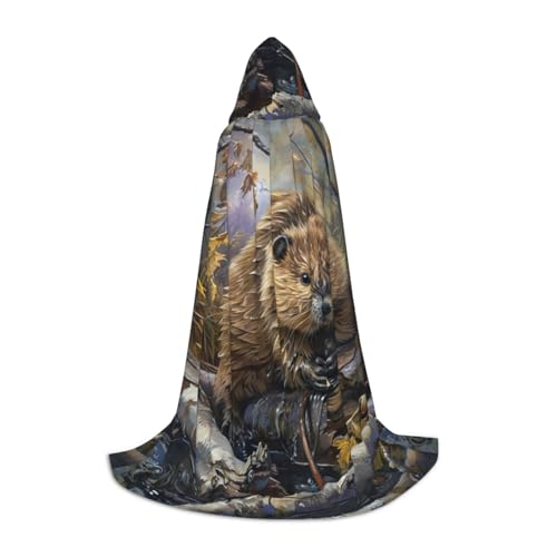 YANYU Biber Arbeitsdruck Karneval Essential Kapuzenumhang Erwachsene Uni Gothic Kostüm für Rollenspiele Cosplay YANYU Biber Arbeitsdruck Karneval Essential Kapuzenumhang Erwachsene Uni Gothic Kostüm für Rollenspiele Cosplay von YANYU