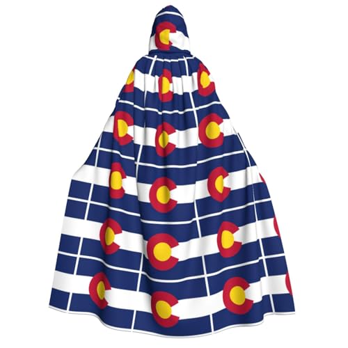 YANYU Colorado Staatsflaggen-Druck, Urlaubsdekoration, Kapuzenumhang, Karneval, Partys, Hexe, Vampir-Kostüme, Cosplay YANYU Colorado Staatsflaggen-Druck, Urlaubsdekoration, Kapuzenumhang, Karneval, Partys, Hexe, Vampir-Kostüme, Cosplay von YANYU