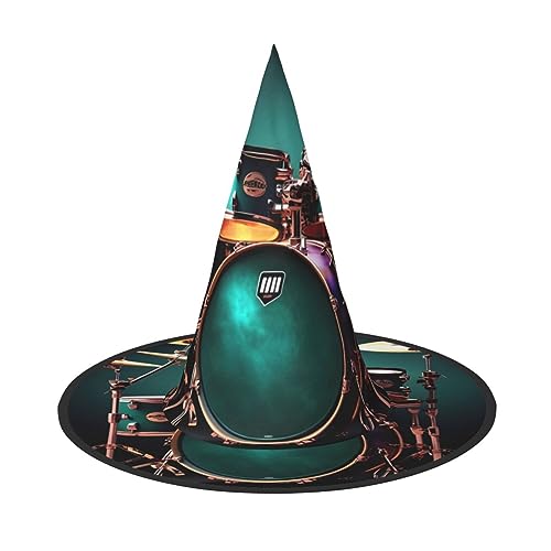YANYU Coole Schlagzeug-Set, bedruckt, Karnevalshut, faltbarer Hut für Damen, Kostümpartys, Maskerade und Themenveranstaltungen YANYU Coole Schlagzeug-Set, bedruckt, Karnevalshut, faltbarer Hut für Damen, Kostümpartys, Maskerade und Themenveranstaltungen von YANYU