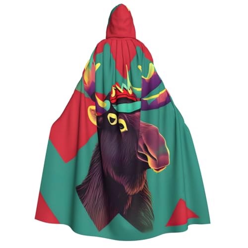 YANYU Elchaufdruck, Feiertagsdekoration, Kapuzenumhang, Karneval, Partys, Hexe, Vampir-Kostüme, Cosplay YANYU Elchaufdruck, Feiertagsdekoration, Kapuzenumhang, Karneval, Partys, Hexe, Vampir-Kostüme, Cosplay von YANYU