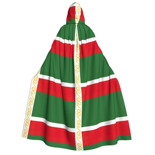 YANYU Flagge der Tschetschenischen Republik Druck Urlaub Dekorationen Kapuzenumhang Karneval Partys Hexe Vampir Kostüme Cosplay YANYU Flagge der Tschetschenischen Republik Druck Urlaub Dekorationen Kapuzenumhang Karneval Partys Hexe Vampir Kostüme Cosplay von YANYU