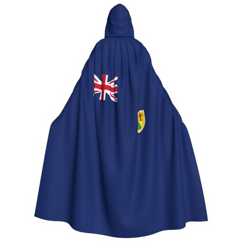 YANYU Flagge der Türken und Caicosinseln, Druck, Urlaubsdekoration, Kapuzenumhang, Karneval, Partys, Hexe, Vampir-Kostüme, Cosplay YANYU Flagge der Türken und Caicosinseln, Druck, Urlaubsdekoration, Kapuzenumhang, Karneval, Partys, Hexe, Vampir-Kostüme, Cosplay von YANYU