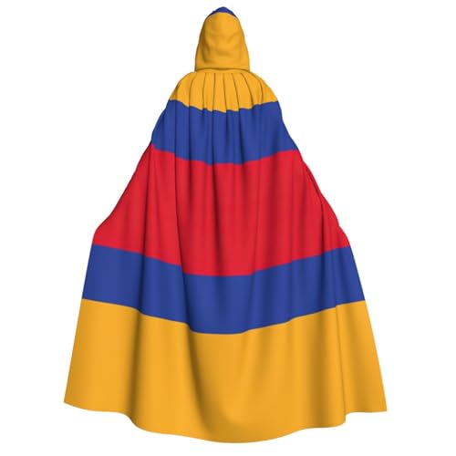 YANYU Flagge von Armenien, Aufdruck, Feiertagsdekoration, Kapuzenumhang, Karneval, Partys, Hexe, Vampir-Kostüme, Cosplay YANYU Flagge von Armenien, Aufdruck, Feiertagsdekoration, Kapuzenumhang, Karneval, Partys, Hexe, Vampir-Kostüme, Cosplay von YANYU