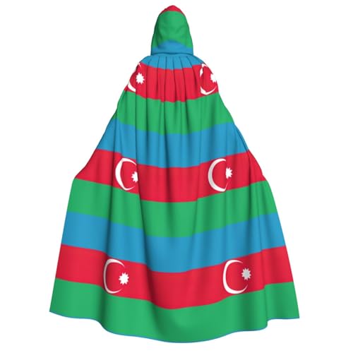 YANYU Flagge von Aserbaidschan, Druck, Urlaubsdekoration, Kapuzenumhang, Karneval, Partys, Hexe, Vampir-Kostüme, Cosplay YANYU Flagge von Aserbaidschan, Druck, Urlaubsdekoration, Kapuzenumhang, Karneval, Partys, Hexe, Vampir-Kostüme, Cosplay von YANYU