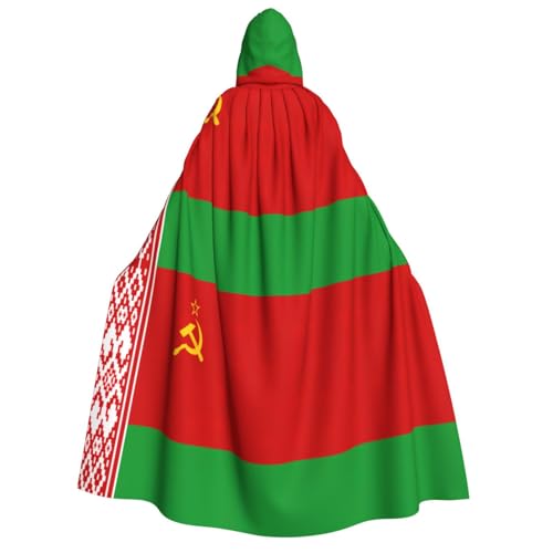 YANYU Flagge von Belarus, Aufdruck, Feiertagsdekorationen, Kapuzenumhang, Karneval, Partys, Hexe, Vampir-Kostüme, Cosplay YANYU Flagge von Belarus, Aufdruck, Feiertagsdekorationen, Kapuzenumhang, Karneval, Partys, Hexe, Vampir-Kostüme, Cosplay von YANYU