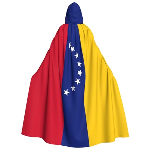 YANYU Flagge von Venezuela, Druck, Urlaubsdekoration, Kapuzenumhang, Karneval, Partys, Hexe, Vampir-Kostüme, Cosplay YANYU Flagge von Venezuela, Druck, Urlaubsdekoration, Kapuzenumhang, Karneval, Partys, Hexe, Vampir-Kostüme, Cosplay von YANYU