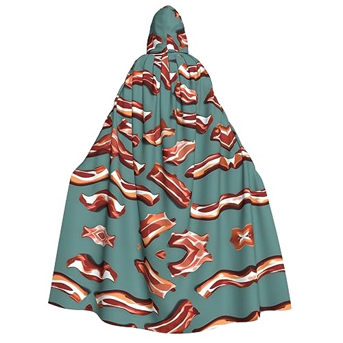 YANYU Gestreifter Speckmuster-Druck, Urlaubsdekoration, Kapuzenumhang, Karneval, Partys, Hexe, Vampir-Kostüme, Cosplay YANYU Gestreifter Speckmuster-Druck, Urlaubsdekoration, Kapuzenumhang, Karneval, Partys, Hexe, Vampir-Kostüme, Cosplay von YANYU