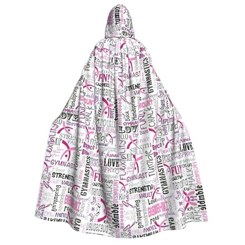 YANYU Gymnastik Rosa Druck Urlaub Dekorationen Kapuzenumhang Karneval Partys Hexe Vampir Kostüme Cosplay YANYU Gymnastik Rosa Druck Urlaub Dekorationen Kapuzenumhang Karneval Partys Hexe Vampir Kostüme Cosplay von YANYU