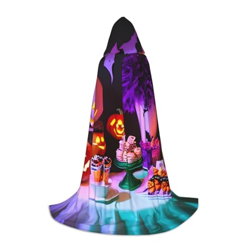 YANYU Halloween Karneval Party Druck Unisex Kapuzenumhang verschiedene Größen für Halloween Cosplay Mottopartys Karneval YANYU Halloween Karneval Party Druck Unisex Kapuzenumhang verschiedene Größen für Halloween Cosplay Mottopartys Karneval von YANYU