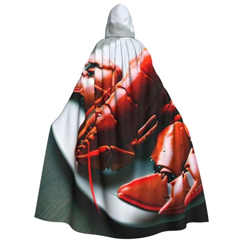 YANYU Hummer-Druck, Urlaubsdekoration, Kapuzenumhang, Karneval, Partys, Hexe, Vampir-Kostüme, Cosplay YANYU Hummer-Druck, Urlaubsdekoration, Kapuzenumhang, Karneval, Partys, Hexe, Vampir-Kostüme, Cosplay von YANYU