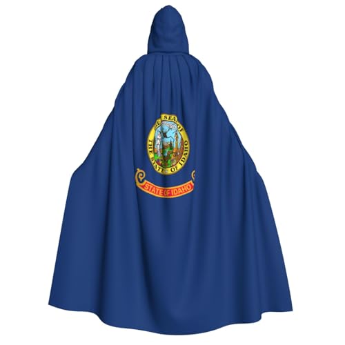 YANYU Idaho Staatsflagge, Druck, Urlaubsdekoration, Kapuzenumhang, Karneval, Partys, Hexe, Vampir-Kostüme, Cosplay YANYU Idaho Staatsflagge, Druck, Urlaubsdekoration, Kapuzenumhang, Karneval, Partys, Hexe, Vampir-Kostüme, Cosplay von YANYU