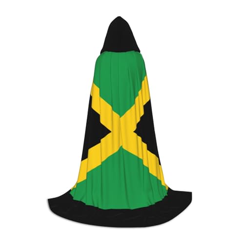YANYU Jamaika-Flaggen-Druck, Karneval, unverzichtbarer Kapuzenumhang für Erwachsene, Uni, Gothic-Kostüm für Rollenspiele und Cosplay YANYU Jamaika-Flaggen-Druck, Karneval, unverzichtbarer Kapuzenumhang für Erwachsene, Uni, Gothic-Kostüm für Rollenspiele und Cosplay von YANYU