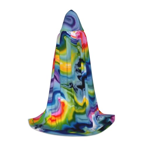 YANYU Kapuzenumhang mit Batikdruck, für Erwachsene, Uni, Gothic-Kostüm für Rollenspiele und Cosplay YANYU Kapuzenumhang mit Batikdruck, für Erwachsene, Uni, Gothic-Kostüm für Rollenspiele und Cosplay von YANYU