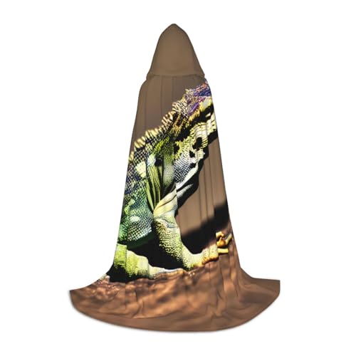 YANYU Kapuzenumhang mit Eidechse, Unisex, verschiedene Größen, für Halloween, Cosplay, Motto-Partys, Karneval YANYU Kapuzenumhang mit Eidechse, Unisex, verschiedene Größen, für Halloween, Cosplay, Motto-Partys, Karneval von YANYU