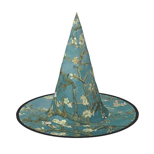 YANYU Karnevalshut mit Mandelblüten-Druck, faltbarer Hut für Damen, Kostümpartys, Maskerade und Themenveranstaltungen YANYU Karnevalshut mit Mandelblüten-Druck, faltbarer Hut für Damen, Kostümpartys, Maskerade und Themenveranstaltungen von YANYU