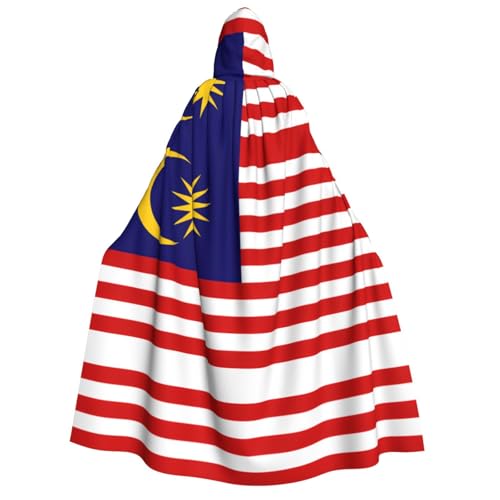 YANYU Malaysia-Flaggen-Druck, Urlaubsdekoration, Kapuzenumhang, Karneval, Partys, Hexe, Vampir-Kostüme, Cosplay YANYU Malaysia-Flaggen-Druck, Urlaubsdekoration, Kapuzenumhang, Karneval, Partys, Hexe, Vampir-Kostüme, Cosplay von YANYU