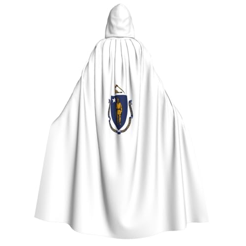 YANYU Massachusetts Staatsflagge, Druck, Feiertagsdekoration, Kapuzenumhang, Karneval, Partys, Hexe, Vampir-Kostüme, Cosplay YANYU Massachusetts Staatsflagge, Druck, Feiertagsdekoration, Kapuzenumhang, Karneval, Partys, Hexe, Vampir-Kostüme, Cosplay von YANYU