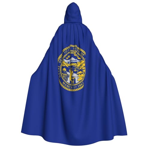 YANYU Nebraska-Flaggen-Druck, Urlaubsdekoration, Kapuzenumhang, Karneval, Partys, Hexe, Vampir-Kostüme, Cosplay YANYU Nebraska-Flaggen-Druck, Urlaubsdekoration, Kapuzenumhang, Karneval, Partys, Hexe, Vampir-Kostüme, Cosplay von YANYU