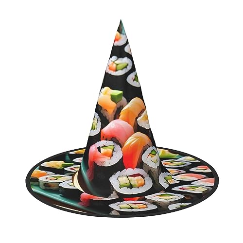 YANYU Sushi-Druck, Karnevalshut, faltbarer Hut für Damen, Kostümpartys, Maskerade und Themenveranstaltungen YANYU Sushi-Druck, Karnevalshut, faltbarer Hut für Damen, Kostümpartys, Maskerade und Themenveranstaltungen von YANYU