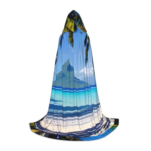 YANYU Tahiti Beaches Print Karneval Essential Kapuzenumhang Erwachsene Uni Gothic Kostüm für Rollenspiele Cosplay YANYU Tahiti Beaches Print Karneval Essential Kapuzenumhang Erwachsene Uni Gothic Kostüm für Rollenspiele Cosplay von YANYU