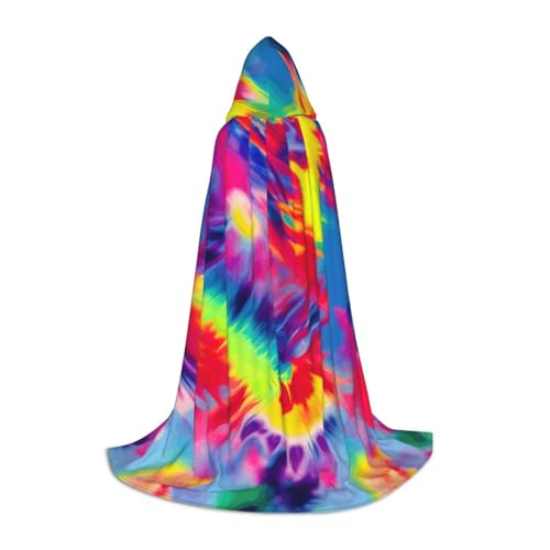 YANYU Unisex Kapuzenumhang mit Batikmuster, verschiedene Größen für Halloween, Cosplay, Mottopartys, Karneval YANYU Unisex Kapuzenumhang mit Batikmuster, verschiedene Größen für Halloween, Cosplay, Mottopartys, Karneval von YANYU