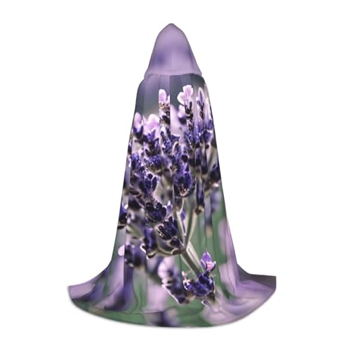 YANYU Unisex Kapuzenumhang mit Lavendelblüte, verschiedene Größen, für Halloween, Cosplay, Motto-Partys, Karneval YANYU Unisex Kapuzenumhang mit Lavendelblüte, verschiedene Größen, für Halloween, Cosplay, Motto-Partys, Karneval von YANYU