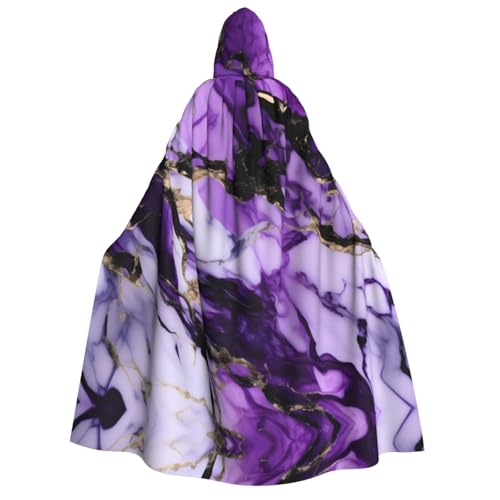 YANYU Violetter Marmor-Druck, Urlaubsdekoration, Kapuzenumhang, Karneval, Partys, Hexe, Vampir-Kostüme, Cosplay YANYU Violetter Marmor-Druck, Urlaubsdekoration, Kapuzenumhang, Karneval, Partys, Hexe, Vampir-Kostüme, Cosplay von YANYU