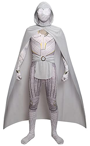 YANYUESHOP Moon Knight Kostüm Kinder Spector Cosplay Overall Bodysuit Cloak Onesie mit Maske Jungen für Halloween Outfits von YANYUESHOP