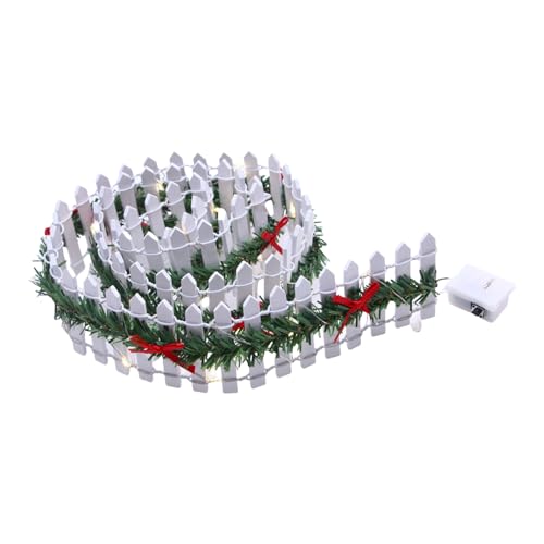 Weihnachten Miniatur Feen Garten Zaun DIY Holz Lattenrost Ornament LED für Puppenhäuser Pflanztöpfe Dekorativer Zaun Weihnachten Miniatur Feen Garten Zaun DIY Holz Lattenrost Ornament LED für Puppenhäuser Pflanztöpfe Dekorativer Zaun von YAOGUI