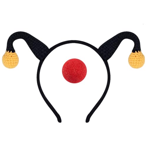 YAOGUI 1 Set Clown-Stirnbänder in hellen Farben mit Nase, Halloween-Party-Requisiten, ideal für Darsteller und Party-Enthusiasten YAOGUI 1 Set Clown-Stirnbänder in hellen Farben mit Nase, Halloween-Party-Requisiten, ideal für Darsteller und Party-Enthusiasten von YAOGUI