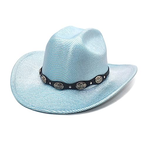 YAOGUI Cowboyhut für Urlaub, Glitzer, Disco, Überraschung, Mädchen, Jungen, Cowgirl-Hut für Karneval, Musikfestival, Western-Cowboyhut YAOGUI Cowboyhut für Urlaub, Glitzer, Disco, Überraschung, Mädchen, Jungen, Cowgirl-Hut für Karneval, Musikfestival, Western-Cowboyhut von YAOGUI