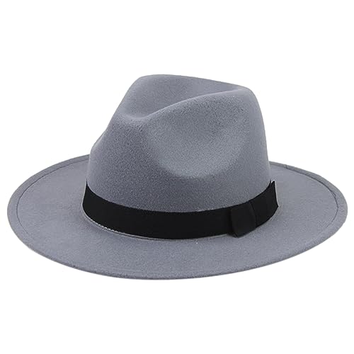 YAOGUI Einfarbiger Cowboyhut mit breiter Krempe, Motto-Party-Hut, Unisex, Straßen-Auftritte, Hippie-Kappe, Halloween-Zubehör, Themenparty für Musikfestivals von YAOGUI