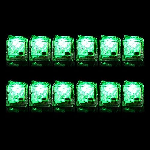 YAOGUI LED-Eiswürfel für Getränke, Party, Hochzeit, Weihnachten, leuchtende Eiswürfel, die die Farben wechseln, blinkende Eiswürfel für Getränke, zum Blinken von Getränken YAOGUI LED-Eiswürfel für Getränke, Party, Hochzeit, Weihnachten, leuchtende Eiswürfel, die die Farben wechseln, blinkende Eiswürfel für Getränke, zum Blinken von Getränken von YAOGUI