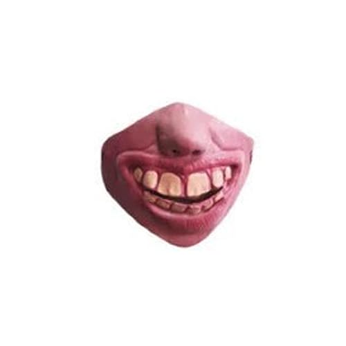 YAOGUI Latexgesicht Halloween Cosplay Requisiten halbes Gesicht für Halloween Cosplay Ornament Lustiger Clown Gruseliger Clown für Erwachsene YAOGUI Latexgesicht Halloween Cosplay Requisiten halbes Gesicht für Halloween Cosplay Ornament Lustiger Clown Gruseliger Clown für Erwachsene von YAOGUI