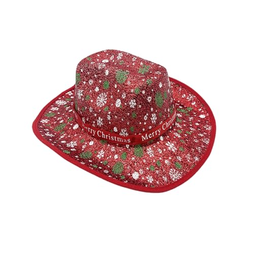 YAOGUI Panama-Kappen für Erwachsene, Weihnachtsmann-Kostüm, Kopfbedeckung für Partys, Versammlungen, Urlaub, Requisiten, breite Krempe, Hut YAOGUI Panama-Kappen für Erwachsene, Weihnachtsmann-Kostüm, Kopfbedeckung für Partys, Versammlungen, Urlaub, Requisiten, breite Krempe, Hut von YAOGUI