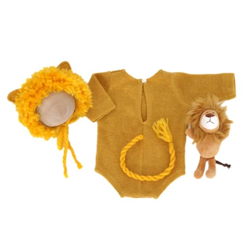YAOGUI Stilvoller Body und Mütze für Neugeborene, Baby-Strampler mit passender Kappe, Puppe, Dusche, unvergessliche Fotos, Strampler mit Hut YAOGUI Stilvoller Body und Mütze für Neugeborene, Baby-Strampler mit passender Kappe, Puppe, Dusche, unvergessliche Fotos, Strampler mit Hut von YAOGUI