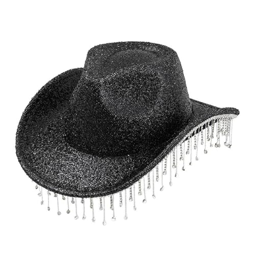 YAOGUI Strasssteine Pfirsiche Herzmuster Funkelnde Frauen Modehut Western Für Party Oder Karnevale Kostümzubehör YAOGUI Strasssteine Pfirsiche Herzmuster Funkelnde Frauen Modehut Western Für Party Oder Karnevale Kostümzubehör von YAOGUI