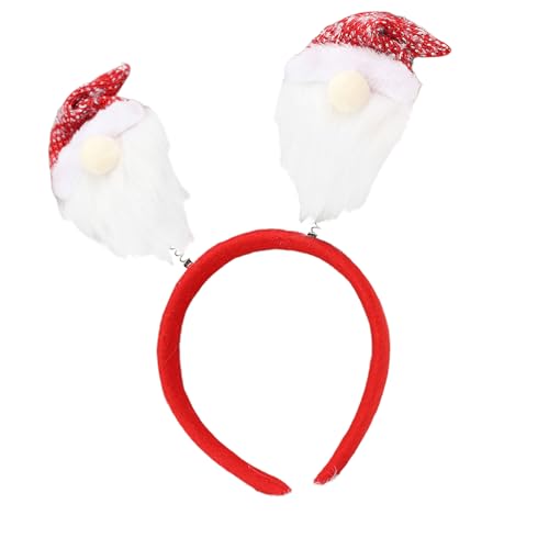 YAOGUI Unisex Christmas Stirnbänder Firma Feiern Haare Reifen Plüsch Schöne Kopfbedeckung Für Und Bürofeiern von YAOGUI