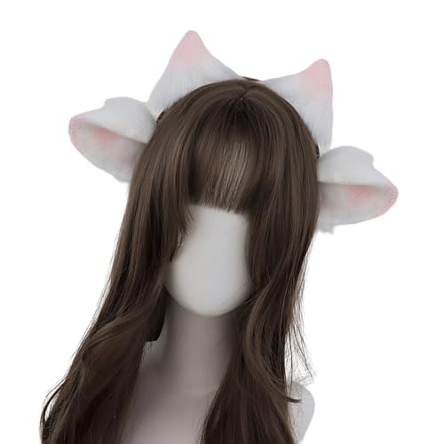 YAOGUI Weiche, bequeme Ohren-Haarbänder, Halloween, stilvoll, Uni, Kopfbedeckung für Cosplay und Kostümpartys von YAOGUI