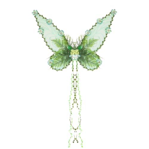YAOPIU Feenflügel - Schmetterlingsflügel Mit Ranken - Festivaldekorationen für Cosplay Makeup Bühnenauftritt Pride Party Garten und Weihnachten YAOPIU Feenflügel - Schmetterlingsflügel Mit Ranken - Festivaldekorationen für Cosplay Makeup Bühnenauftritt Pride Party Garten und Weihnachten von YAOPIU