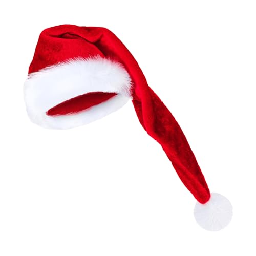 YAOPIU Santa Mütze Erwachsene 75 cm,Sanfter Samt er Weihnachtsmann Hut - Kostüm Accessoire Kopfwear Winterfest Feier Fotobox Karneval Neujahrsfest YAOPIU Santa Mütze Erwachsene 75 cm,Sanfter Samt er Weihnachtsmann Hut - Kostüm Accessoire Kopfwear Winterfest Feier Fotobox Karneval Neujahrsfest von YAOPIU