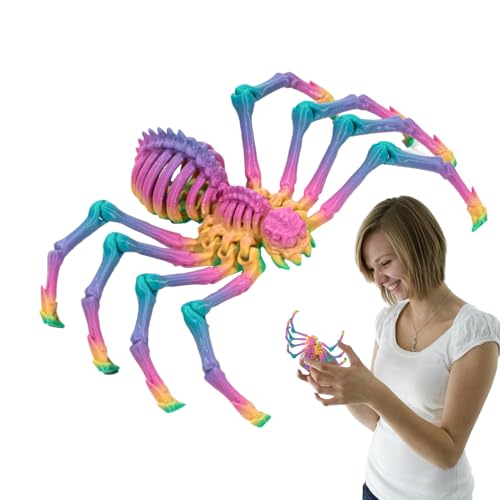 YAOPIU Spinnen-Fidget-Spielzeug, 3D-gedrucktes Spinnen-Fidget,Artikulierte gefälschte Spinnenfiguren | 3D bewegliche Spinne Erwachsene Fidget Toys Mystery Spider Halloween Dekorationen YAOPIU Spinnen-Fidget-Spielzeug, 3D-gedrucktes Spinnen-Fidget,Artikulierte gefälschte Spinnenfiguren | 3D bewegliche Spinne Erwachsene Fidget Toys Mystery Spider Halloween Dekorationen von YAOPIU