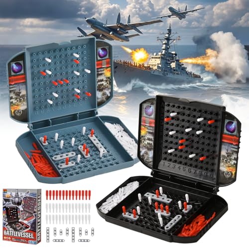 YAOZUP Seeschlacht Spiel, Schiffe Versenken Spiel, Battleship Klassisches Brettspiel im Kleinformat, Schiffe Versenken Brettspiel, Strategie Brettspiel Seeschlacht Spielzeug für Kinder ab 4 Jahren YAOZUP Seeschlacht Spiel, Schiffe Versenken Spiel, Battleship Klassisches Brettspiel im Kleinformat, Schiffe Versenken Brettspiel, Strategie Brettspiel Seeschlacht Spielzeug für Kinder ab 4 Jahren von YAOZUP
