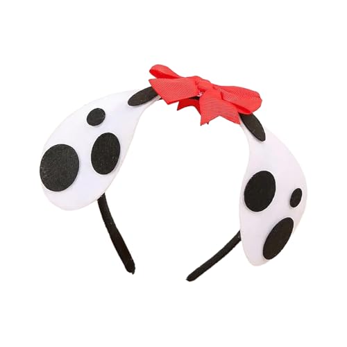 YAPAILANG Stylischer Anime-Welpen-Haarreif, auffälliger Kopfschmuck, gepunktete Kopfbedeckung für Bühne, Halloween, Cosplay, Rollenspiele von YAPAILANG