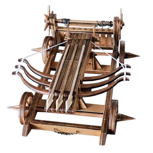 YAQUMW Die Wu-Hou Armbrust Chariot China Three Kingdoms Waffen DIY Scale Model Kits-3D Retro Holzpuzzle Desktop-Spielzeug Geschenk für Erwachsene von YAQUMW