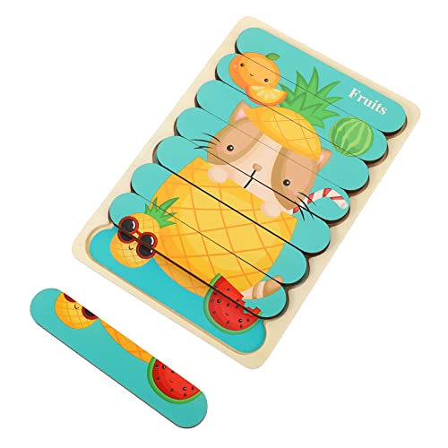 1 Satz Einstellbares Holzpuzzle für Kleinkinder Pädagogisches Gemüsedesign Fördert Farben und Formenerkennung Sicheres mit Glatten Kanten für Kreatives Lernen 1 Satz Einstellbares Holzpuzzle für Kleinkinder Pädagogisches Gemüsedesign Fördert Farben und Formenerkennung Sicheres mit Glatten Kanten für Kreatives Lernen von YARNOW