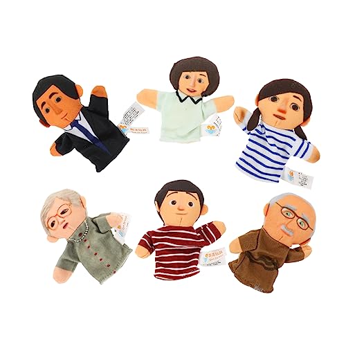 YARNOW 1 Satz Familienfingerpuppen Fingerpuppen für Erzählspielzeuge Handaktivitäten und Rollenspiele für Geschichten und Partys YARNOW 1 Satz Familienfingerpuppen Fingerpuppen für Erzählspielzeuge Handaktivitäten und Rollenspiele für Geschichten und Partys von YARNOW