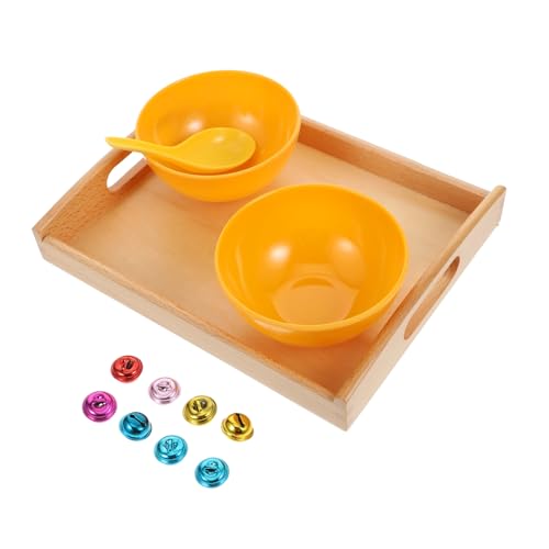 1 Satz Farbenfrohen Löffelglocken für Intelligentes Kognitiven Fähigkeiten für Kindergarten und Frühe Lernen Zufällige Farbe von YARNOW