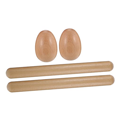 YARNOW 1 Satz Holz Schlaginstrumente für Kleinkinder Teiliges Musikinstrumenten Zubehör mit Eiern und Schlägeln Fördert Kreativität und Konzentration bei Kindern YARNOW 1 Satz Holz Schlaginstrumente für Kleinkinder Teiliges Musikinstrumenten Zubehör mit Eiern und Schlägeln Fördert Kreativität und Konzentration bei Kindern von YARNOW