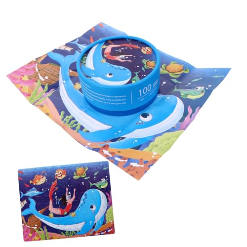 1 Satz Puzzles für Kleinkinder Teile Papierpuzzle Unterwasserwelt für Jahren Lernspielzeug für Logischem und Motorischen Fähigkeiten von YARNOW